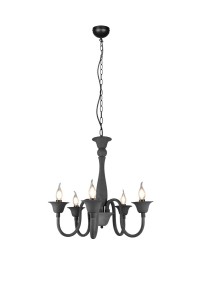 LAMPA WISZĄCA ELSA 5 ANTRACYT 112900542