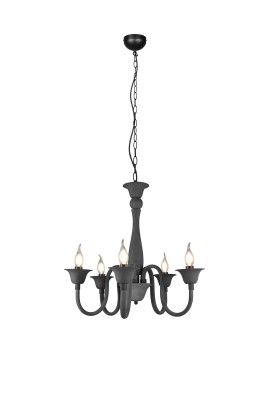 LAMPA WISZĄCA ELSA 5 ANTRACYT 112900542