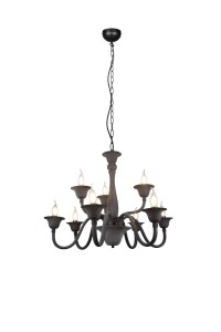 LAMPA WISZĄCA ELSA 9 ANTRACYT 112900942