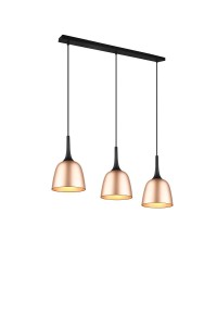 LAMPA WISZĄCA CHIRON 3 ZŁOTY 310800308