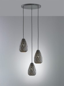 LAMPA WISZĄCA ONYX 3 ANTRACYT 301300342