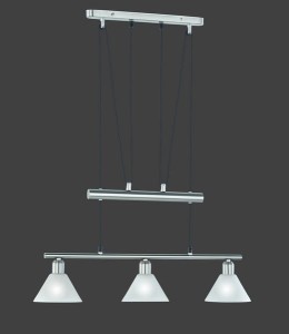 LAMPA WISZĄCA STAMINA 3 NIKIEL 3751031-07