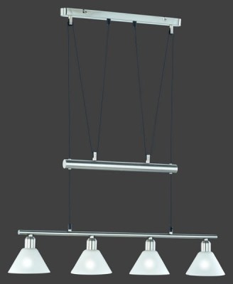 LAMPA WISZĄCA STAMINA 4 NIKIEL 3751041-07