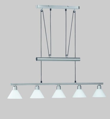 LAMPA WISZĄCA STAMINA 5 NIKIEL 3751051-07