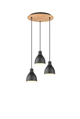 LAMPA WISZĄCA HENLEY 3 CZARNY 310730332