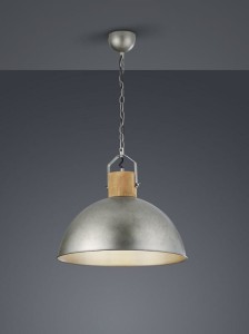 LAMPA WISZĄCA DELHI 1 NIKIEL ANTYCZNY 303400167