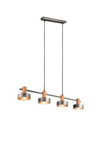 LAMPA WISZĄCA GAYA 4 NIKIEL ANTYCZNY 309500467
