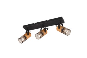 SPOT/REFLEKTOREK TOSH 3 CZARNY 804300332