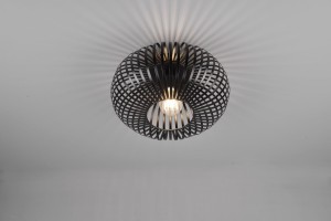 PLAFON JOHANN 1 CZARNY 606903032