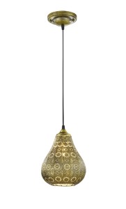 LAMPA WISZĄCA JASMIN ZŁOTY 303700104