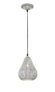 LAMPA WISZĄCA JASMIN SZARY ANTYCZNY 303700161
