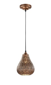 LAMPA WISZĄCA JASMIN MIEDŹ ANTYCZNA 303700162