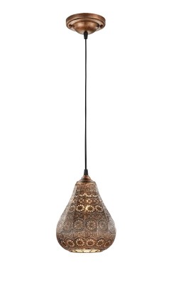 LAMPA WISZĄCA JASMIN MIEDŹ ANTYCZNA 303700162