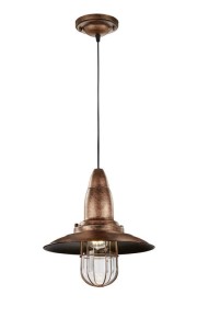 LAMPA WISZĄCA FISHERMAN MIEDŹ ANTYCZNA 304500162
