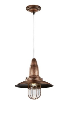 LAMPA WISZĄCA FISHERMAN MIEDŹ ANTYCZNA 304500162