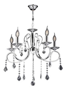 Lampa wisząca W-1637/5 CHROM