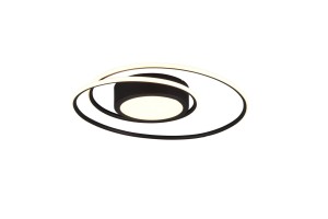 PLAFON YAVA LED CZARNY 672310232