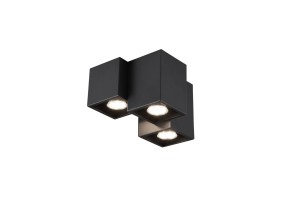 PLAFON FERNANDO 3 CZARNY 604900332