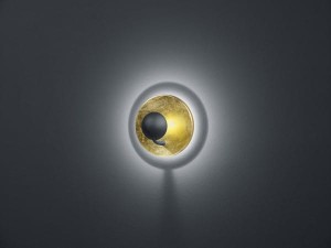 KINKIET AURORA LED ZŁOTY/CZARNY 223810279