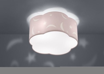 PLAFON MOONY RÓŻOWY 602300394
