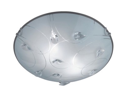PLAFON CARBONADO 2 CHROM/BIAŁY 602400206