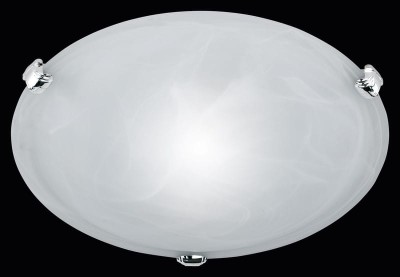 PLAFON ADRIAN 1 NIKIEL MAT/BIAŁY 6105011-01
