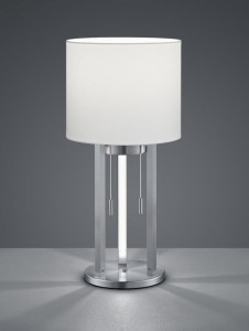 LAMPA STOŁOWA TANDORI LED NIKIEL MAT/BIAŁY 575410207