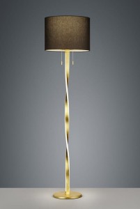 LAMPA PODŁOGOWA NANDOR LED ZŁOTY/CZARNY 475310379