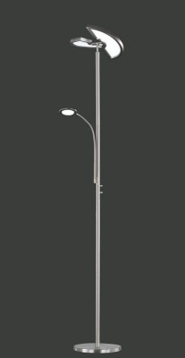 LAMPA PODŁOGOWA SPLIT LED CZARNY/NIKIEL 424910207