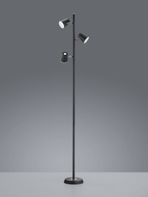 LAMPA PODŁOGOWA NARCOS LED CZARNY 473190332