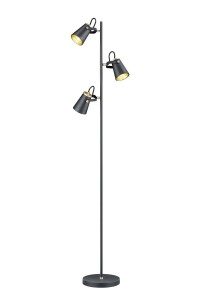 LAMPA PODŁOGOWA EDWARD CZARNY/ZŁOTY 408800332