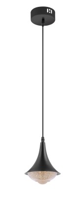 Lampa wisząca W-1011/1 CZARNY