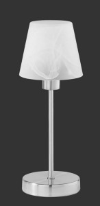 LAMPA STOŁOWA LUIS NIKIEL MAT/BIAŁY 595500107