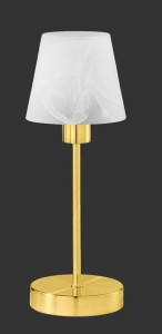 LAMPA STOŁOWA LUIS MOSIĄDZ MAT/BIAŁY 595500108