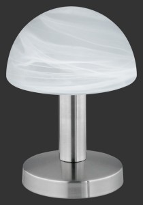 LAMPA STOŁOWA FYNN NIKIEL MAT/BIAŁY 599000107