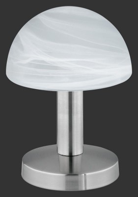LAMPA STOŁOWA FYNN NIKIEL MAT/BIAŁY 599000107