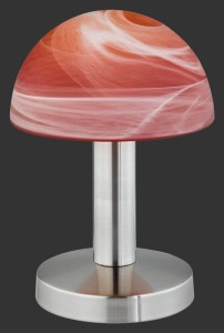LAMPA STOŁOWA FYNN NIKIEL MAT/POMARAŃCZOWY 599000118