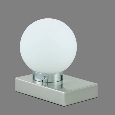 LAMPA STOŁOWA DAVI NIKIEL MAT/BIAŁY 5900011-07