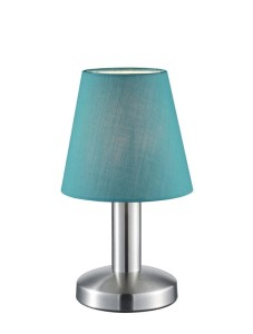 LAMPA STOŁOWA MATS NIKIEL MAT/TURKUSOWY 599600119