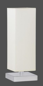 LAMPA STOŁOWA PIET NIKIEL MAT/BIAŁY 5914011-01