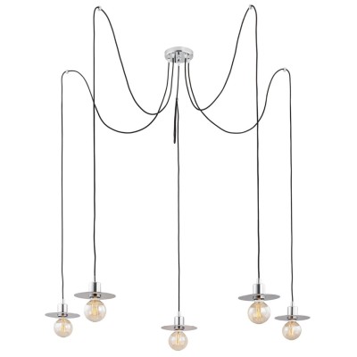 Lampa wisząca FARO 5pł Chr