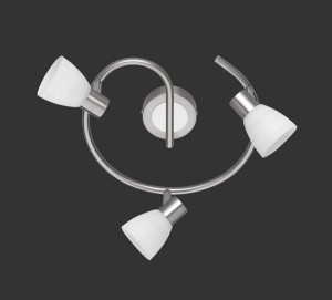 SPOT/PLAFON CARICO 3 LED G9 NIKIEL MAT 871590307