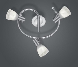 SPOT/PLAFON LEVISTO 3 LED E14 NIKIEL MAT 871090307