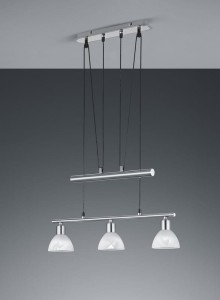 LAMPA WISZĄCA LEVISTO 3 LED E14 NIKIEL MAT 371010307