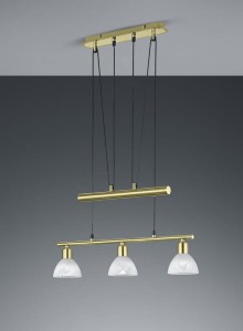 LAMPA WISZĄCA LEVISTO 3 LED E14 MOSIĄDZ MAT 371010308
