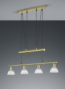 LAMPA WISZĄCA LEVISTO 4 LED E14 MOSIĄDZ MAT 371010408