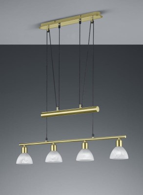 LAMPA WISZĄCA LEVISTO 4 LED E14 MOSIĄDZ MAT 371010408