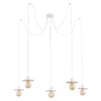 Lampa wisząca FARO 5pł Bia