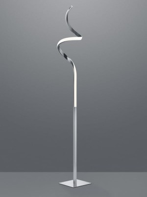 LAMPA PODŁOGOWA COURSE LED NIKIEL MAT R42051107