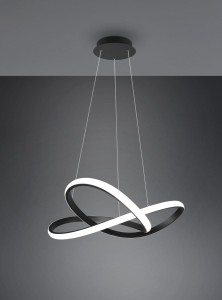 LAMPA WISZĄCA COURSE LED 4000K CZARNY R32051432